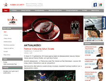 Tablet Screenshot of kobrasecurity.pl